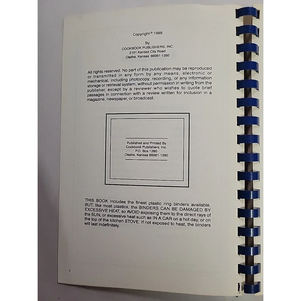 From Our Kitchens East‎ Fairfield Methodist Church Cookbook New Waterford OH